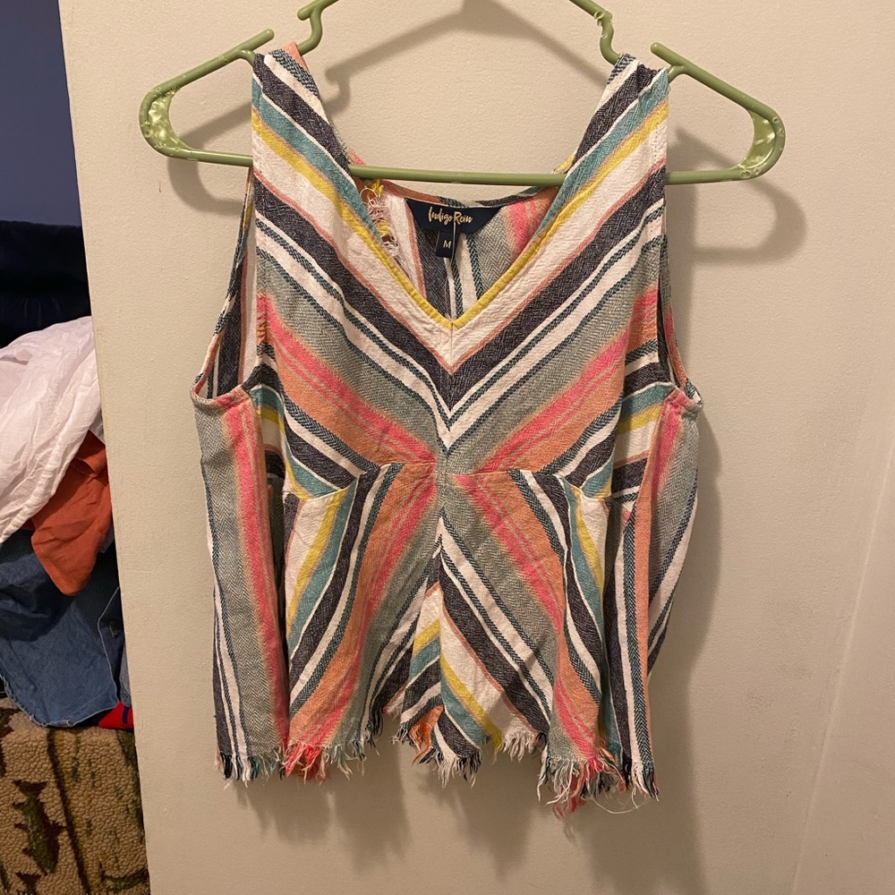 Indigo Rein boho top